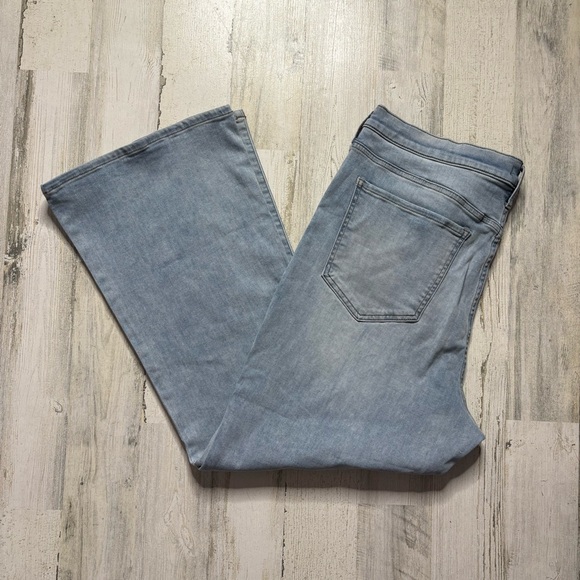 Express High Rise Flare Jeans Size 18S - Picture 8 of 8